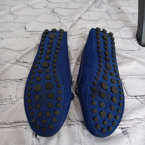 Mercanti Fiorentini Blue Suede Driving Loafers – Men’s 7.5B – Made in Brazil - Picture 9 of 9